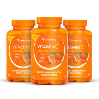 Kit 3 Gummy Vitamina C em goma - Laranja