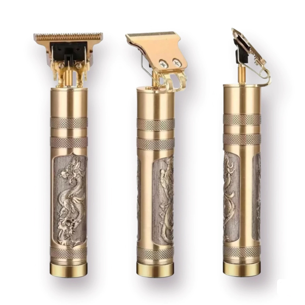 100% Metal Máquina De Cortar Cabelo Barba Masculina  Elétrico Profissional Premium Envio i...