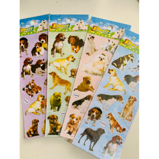 kit com 10 cartela s de adesivo cachorro - cachorrinho - dog -cadela - sticker - adesivos - figurinhas