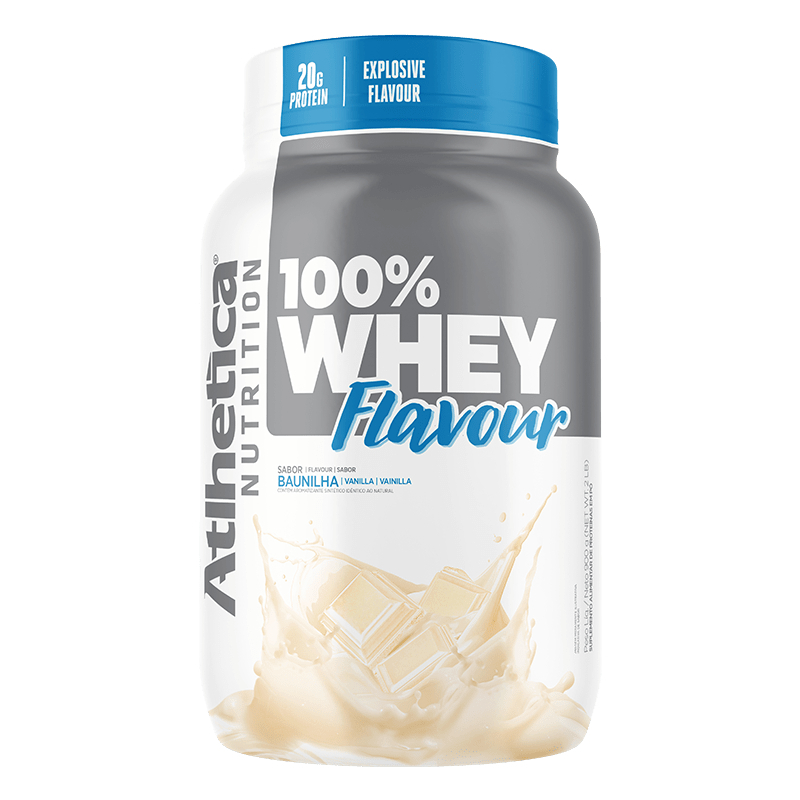 100% Whey Flavour Pote 900g - Atlhetica Nutrition