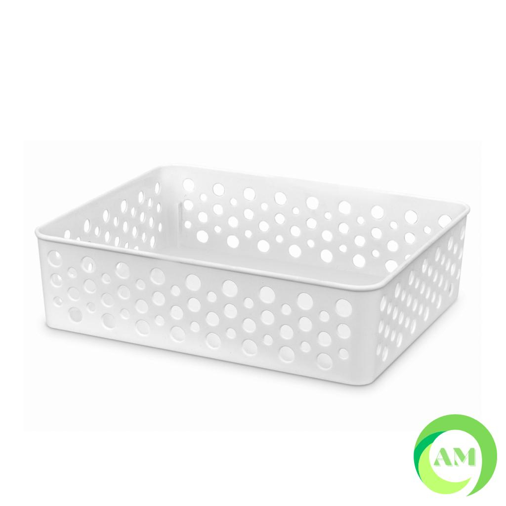 Cestos Organizador Multiuso Médio (24x19) P/ Gavetas - Closets -  Armários em Oferta na Shopee