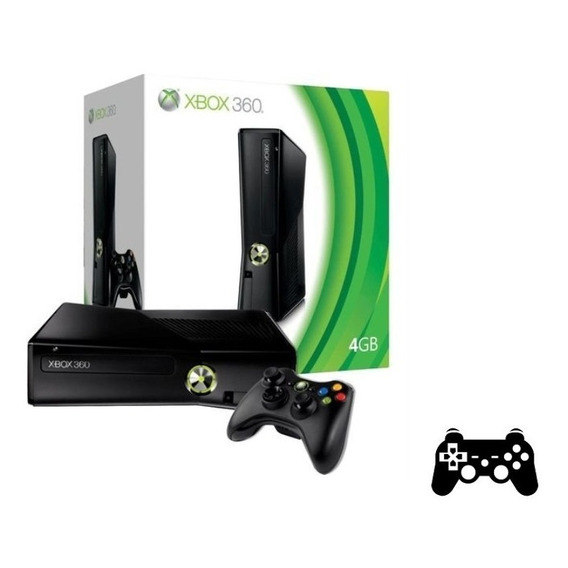 xbox slim 4gb desb com 1 controle original