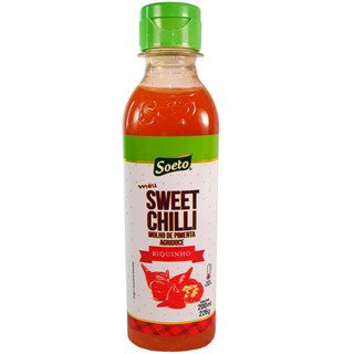 Molho Agridoce Pimenta Biquinho Sweet Chilli Soeto Alimentos Porco Peixe Frango Assados Suino 200g