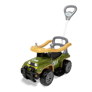 Carrinho de Passeio Infantil Quadriciclo com Empurrador Jip Jip Militar - Maral