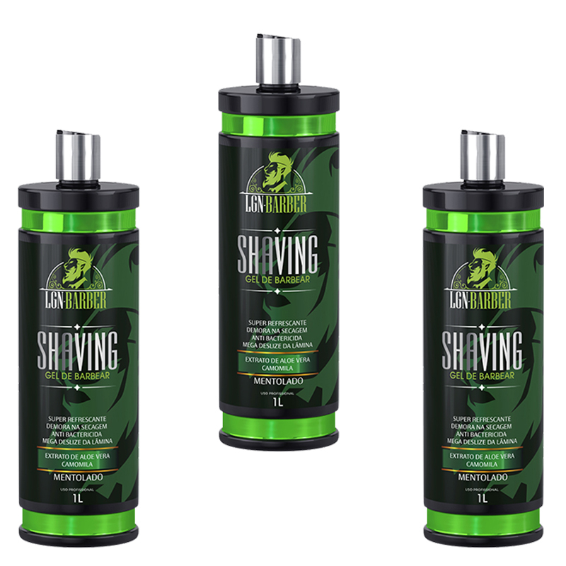 3Un shaving gel para barbear 1L - LGN Barber