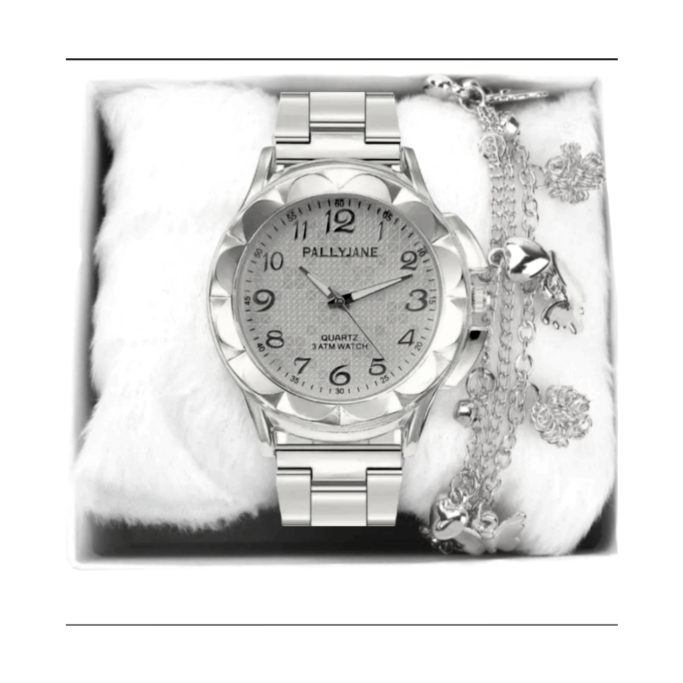 Relógio Feminino Original Prova Dágua + Pulseira em Oferta na Shopee