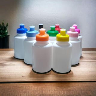 kit c/ 40 Garrafinhas Squeeze 300ml Plástico Com Bico de silicone Para Personalizar