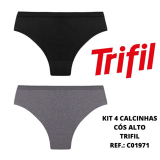 Kit 4 calcinhas cós alto Trifil Ref.: 1971