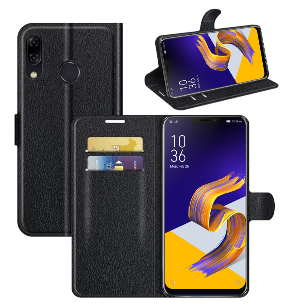 Capa para Asus ZenFone 5 ZE620KL / ZenFone 5z ZS620KL - Carteira Flip Wallet Capinha Cover Case - Película