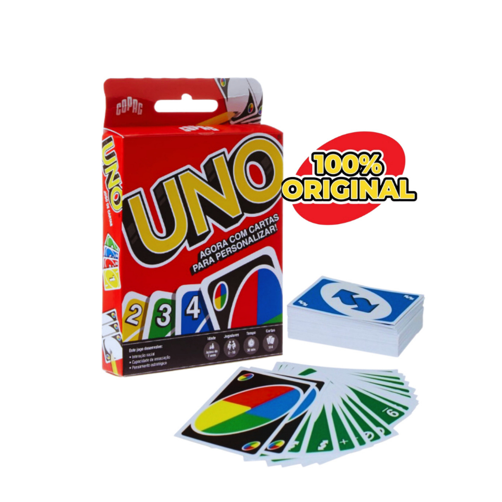 MARCA MATTEL Jogo De Cartas - Uno - Copag -  100% Original