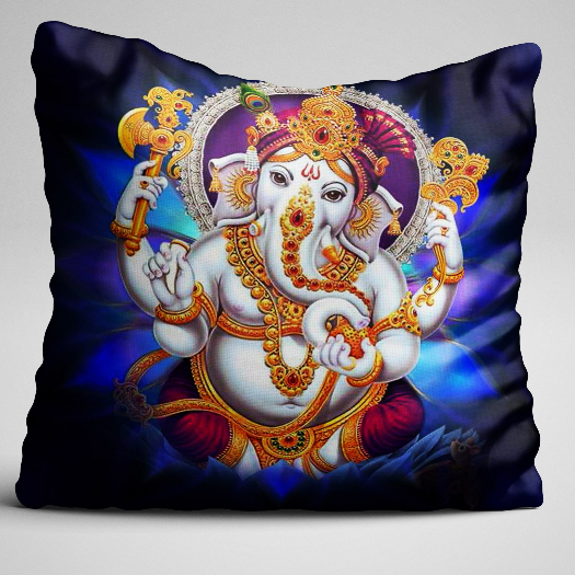 Capa de almofada indiana GANESHA 40X40CM decoração ganesha