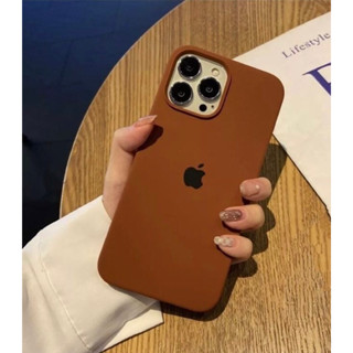 Marrom Capa Case Silicone Todos IPhone 7/8plusX/XR/11/11 pro/11 pro max/12/13/13 pro max
