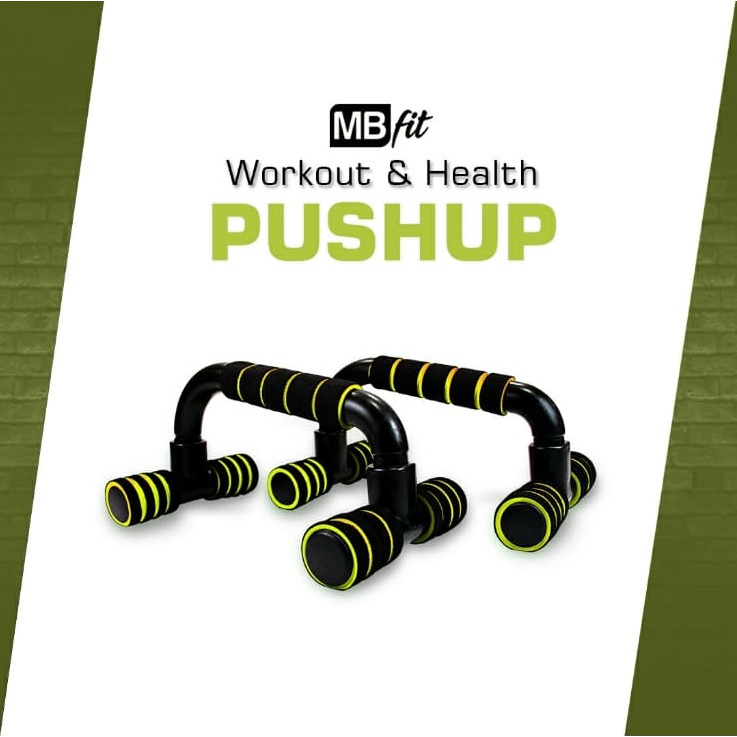 Apoio de Flexão Braço Fixo MBFit Suporte Chão
