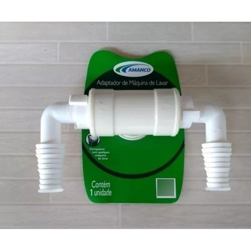 ADAPTADOR CONECTOR DUPLO DUAS SAÍDAS MÁQUINA LAVAR TANQUE TANQUINHO