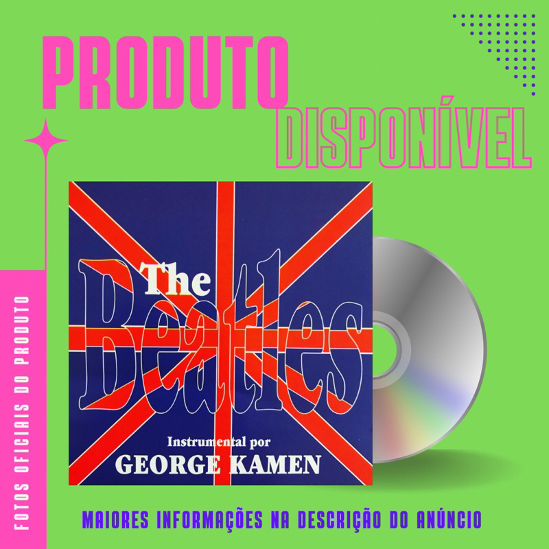 CD THE BEATLES - INSTRUMENTAL POR GEORGE KAMEN