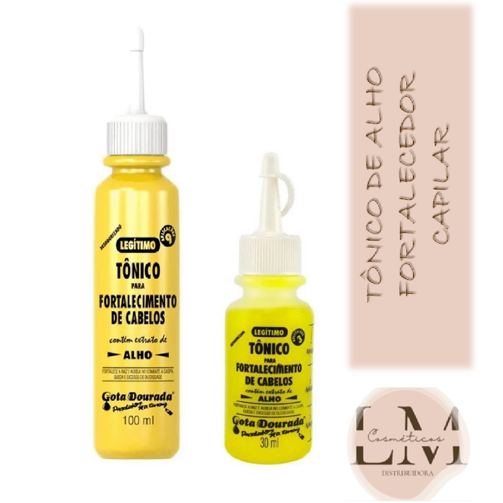 Tônico de Alho Fortalecedor Capilar (escolha o tamanho) em Oferta na Shopee