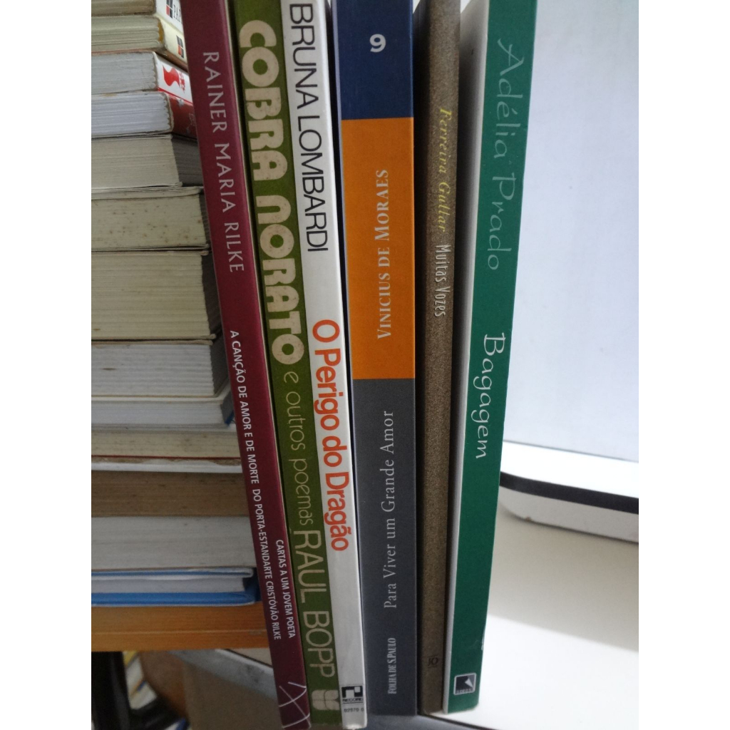 Livros Poesia Ferreira Gullar Muitas Vozes Bruna lombardi Raul Bopp Vinicius de Morais / Manuel Bandeira / T. S. Eliot