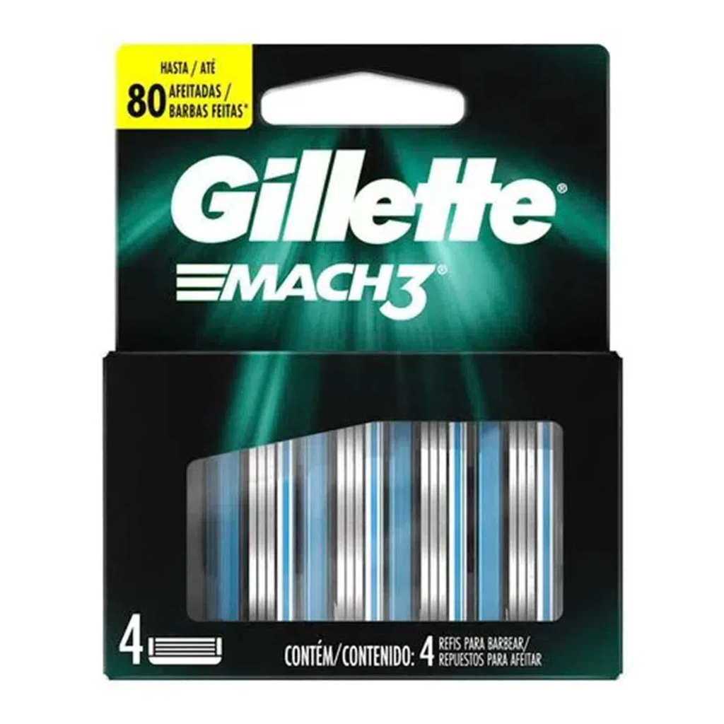 Carga para aparelho de barbear Gillette MACH 3