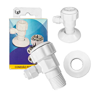 Adaptador Para Registro Entrada De Água Purificador Curvo Branco IBBL - Soft em Oferta na Shopee