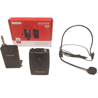 Microfone Sem Fio Headset Cabeça Profissional Tomate Mt-2205
