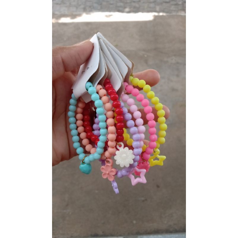 Pulseira infantil com pingente 📿