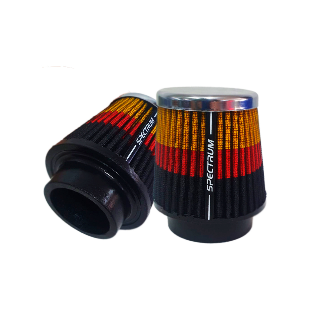 Filtro de Ar Esportivo Spectrum Mono Fluxo Cromado- Germany em Oferta na Shopee