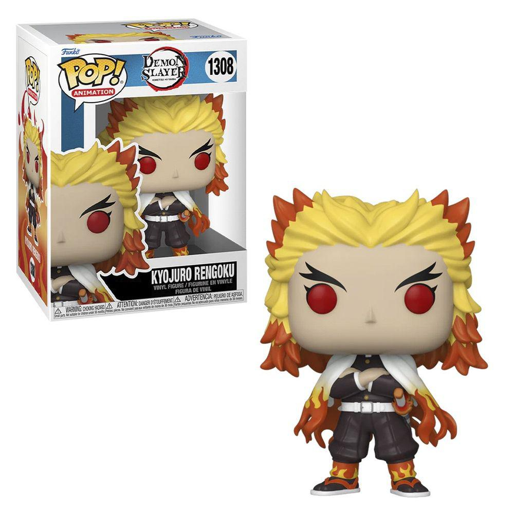 FUNKO POP ANIMATION DEMON SLAYER: KIMETSU NO YAIBA - KYOJURO RENGOKU 1308 NOVO ORIGINAL em Oferta na Shopee