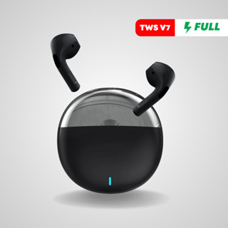 Fone De Ouvido V7 Sem Fio Bluetooth 5.0 TWS Preto - BELEZA DIVINO