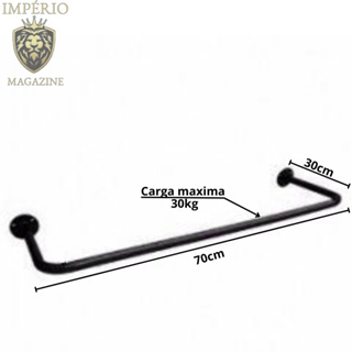 Arara de Parede Moderna - Adicione estilo ao seu espaço com essa solução elegante em Oferta na Shopee