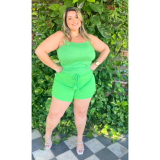 Kit 3 Blusa Regata Plus Size Alcinha Em Malha Suede