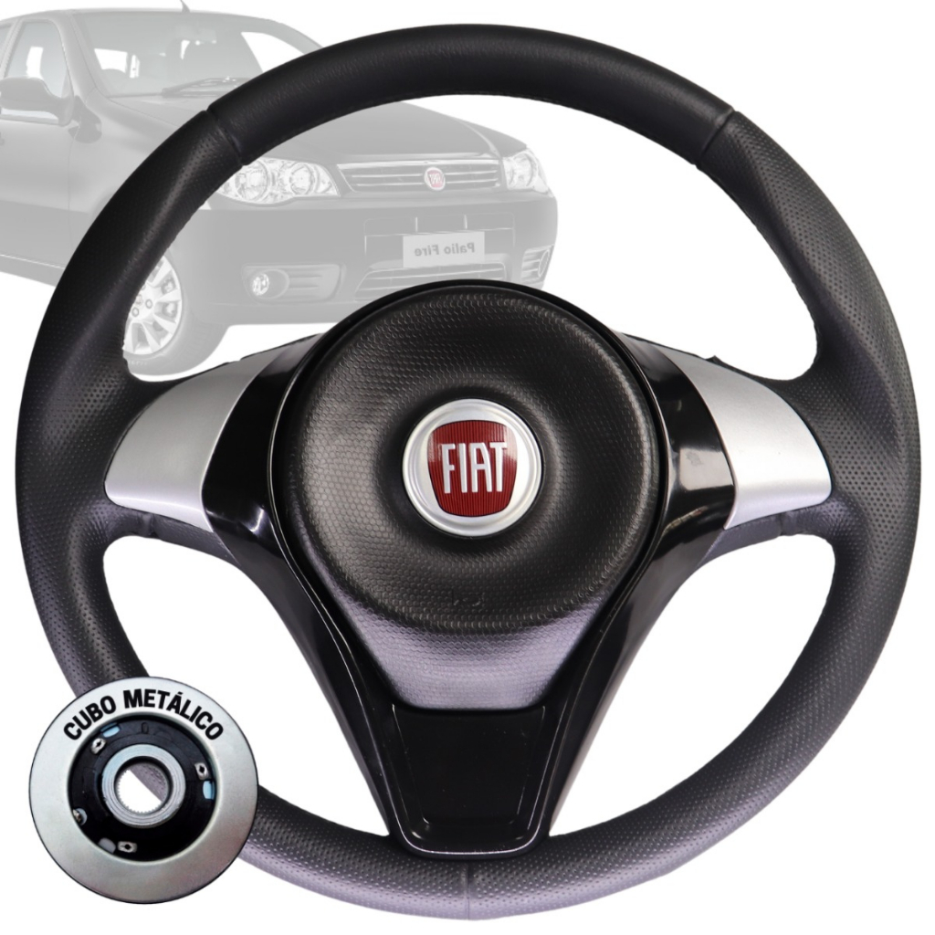 Volante Palio Preto Emblema Logo Vermelho Uno Fire Palio Siena Strada Punto Idea stilo doblo Fiorino
