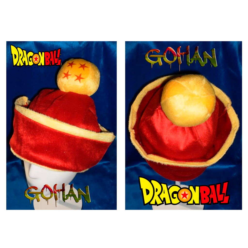 Dragon Ball Z Touca Cosplay Gohan Todas As Idades
