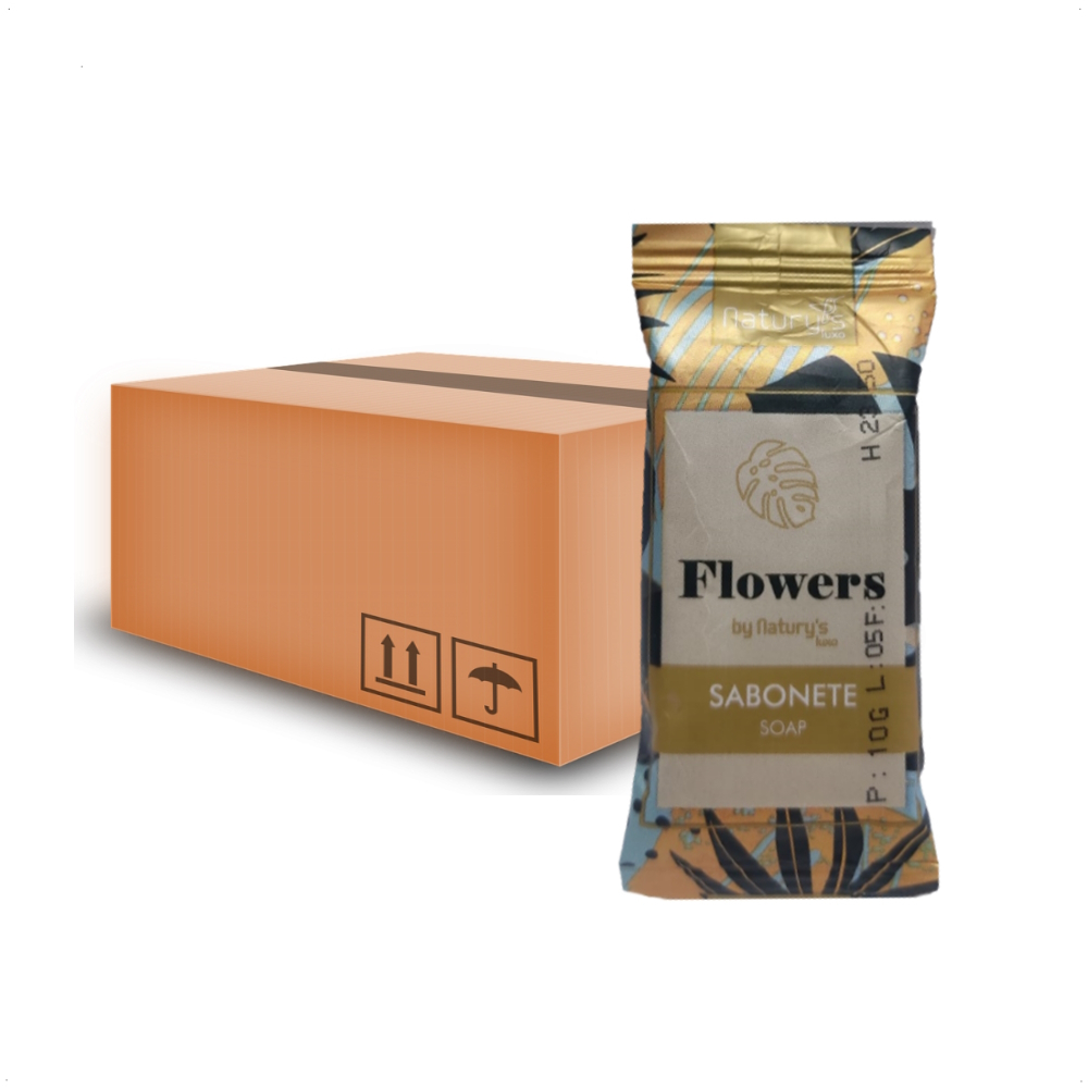 500 Sabonete Floral 10g Retangular Hotel Motel Pousada Serviço Social SPA