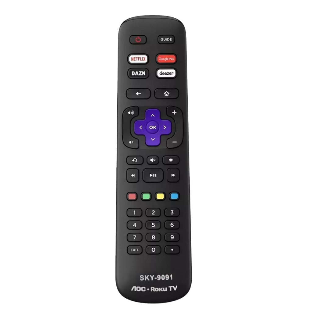 Controle Remoto Compatível Tv Aoc Roku Smart43s5195