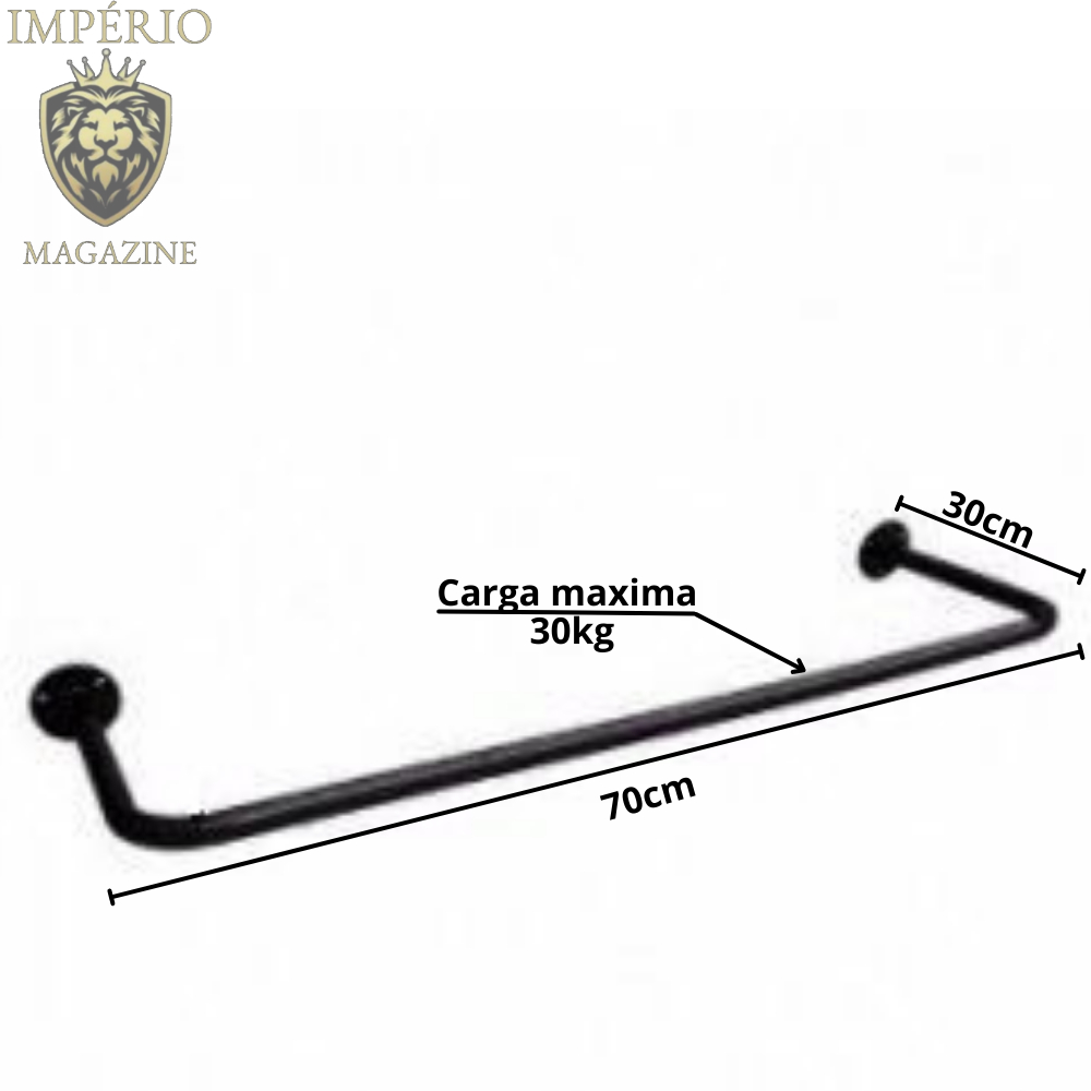 kit 2 Cabideiro fixo de parede em Oferta na Shopee