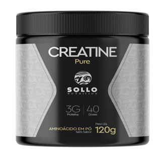 Creatina Monohidrata Pure - 120g - 100% Creatina (Aumento músculo, força e potência)