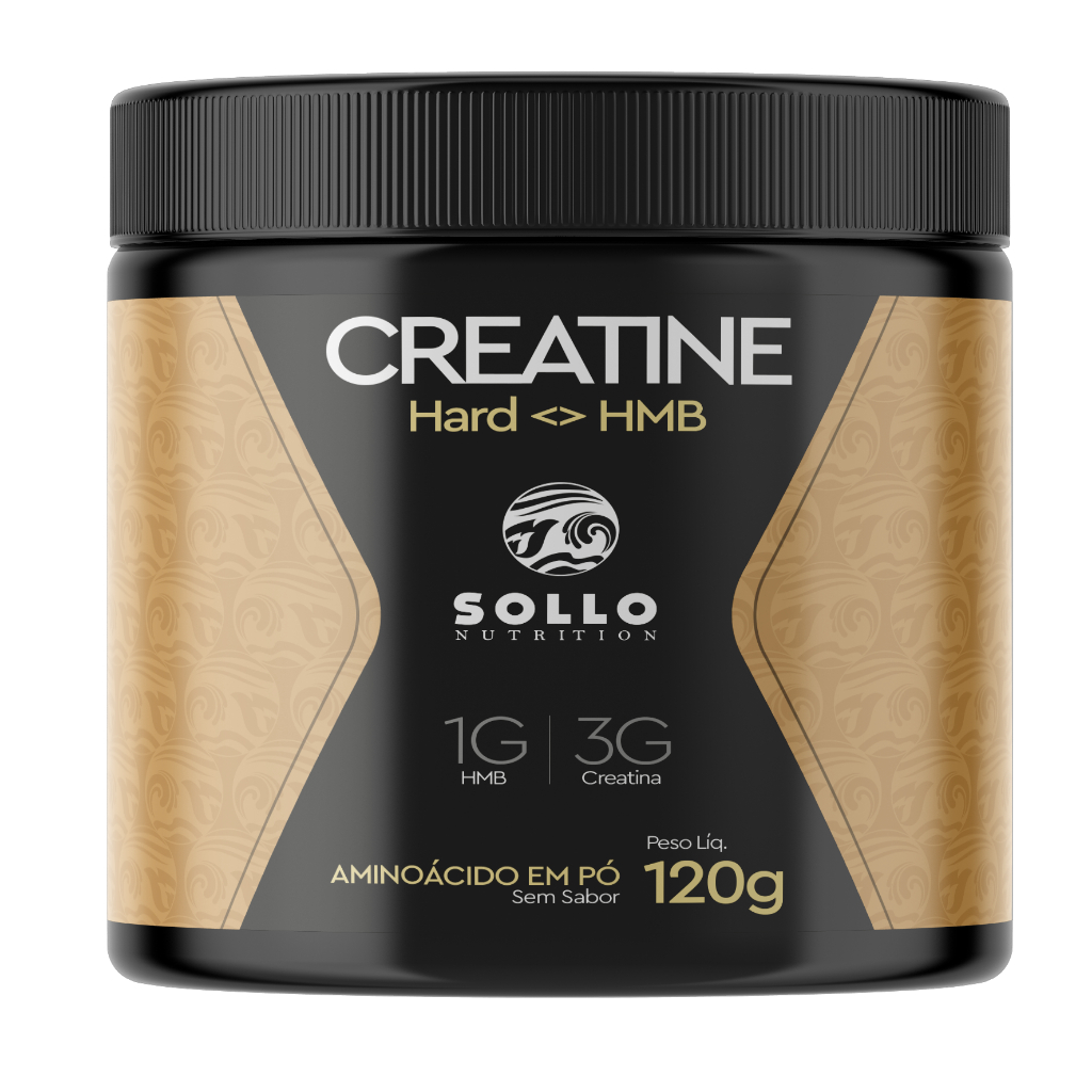 Creatina Hard HMB - 120g - Sollo Nutrition