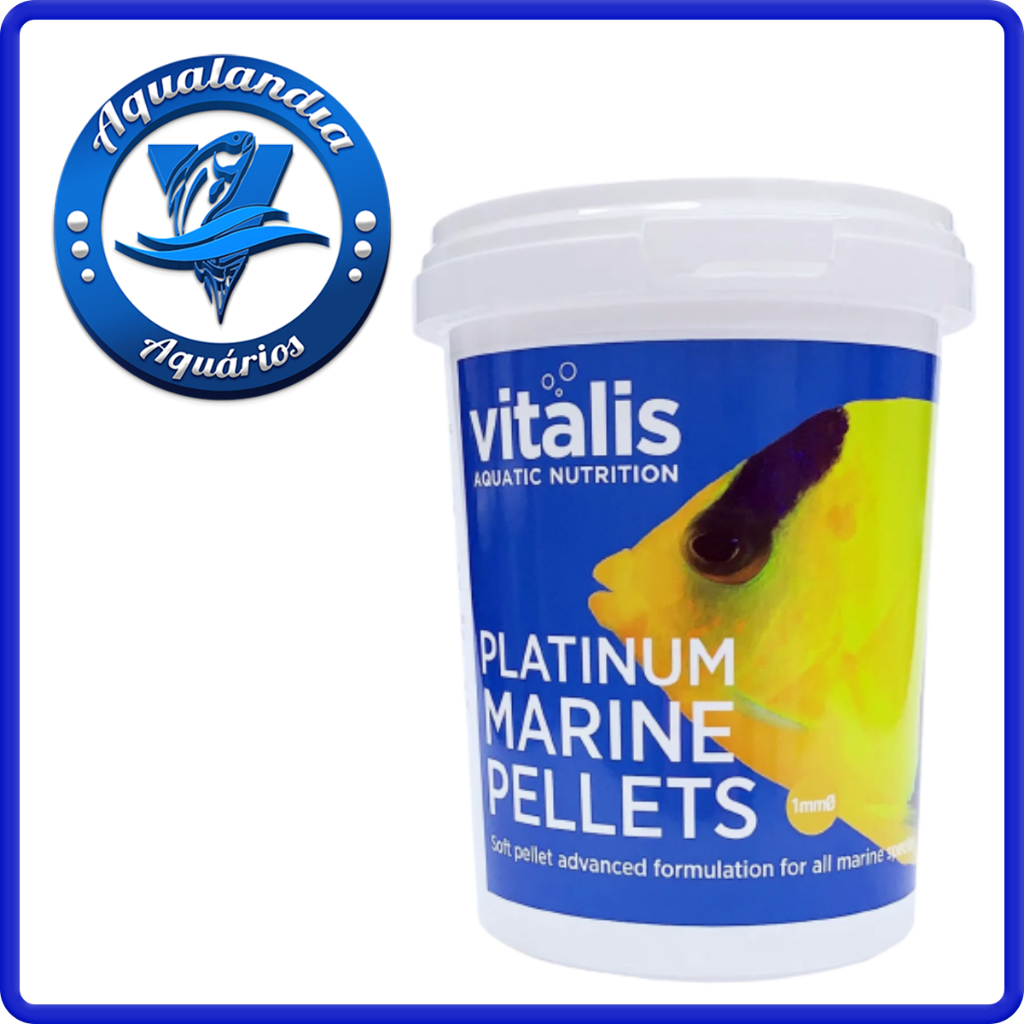 Vitalis Ração Platinum Marine Pellets 260g Para Agua Salgada