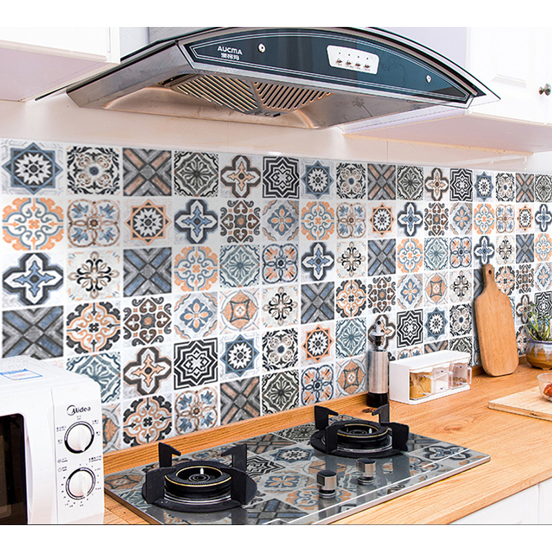 Papel De Parede Adesivo Azulejo Texturizado Cozinha Banheiro Lavável Autocolante Alta Qualidade em Oferta na Shopee