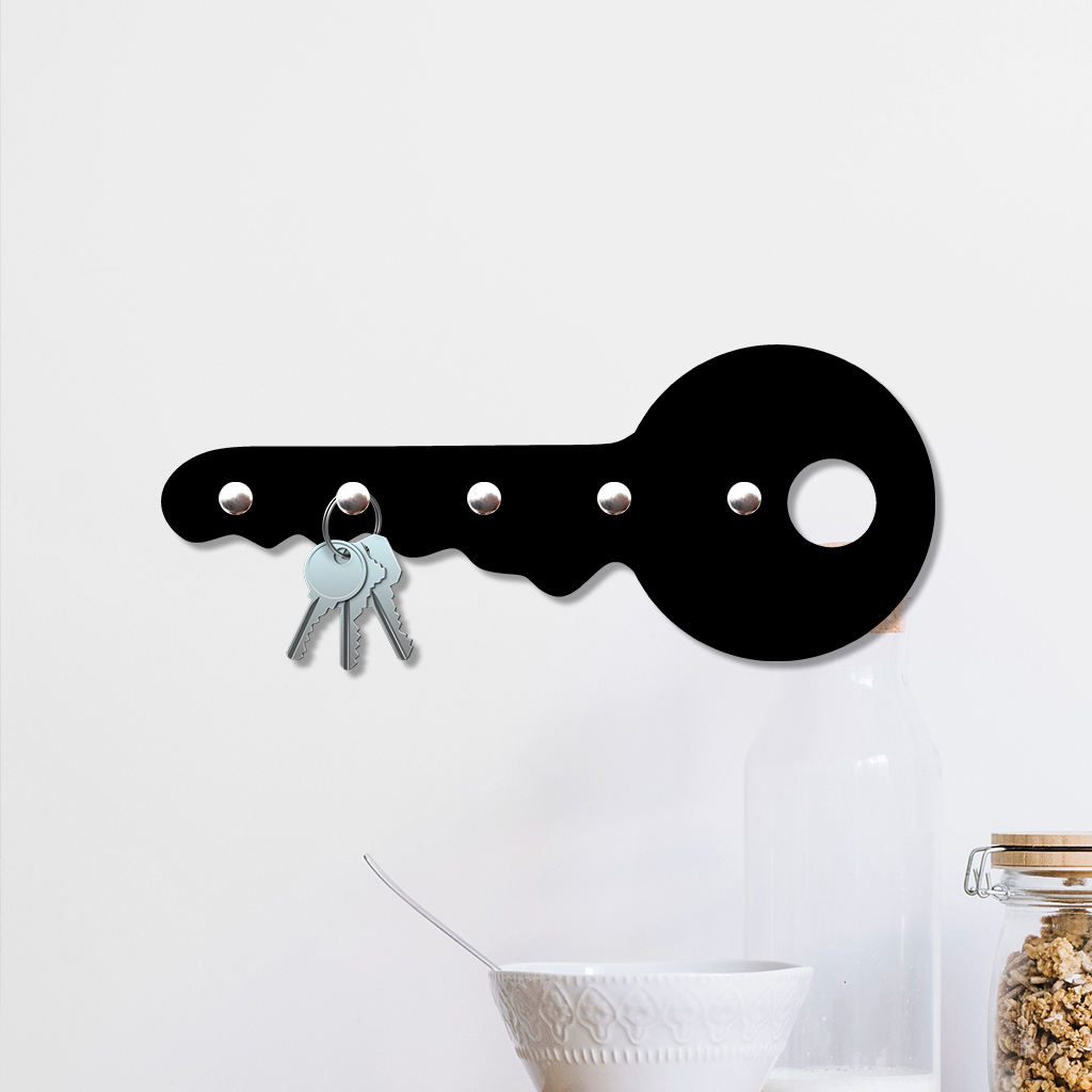 Porta Chaves de Parede 6mm CHAVE Decorativo em MDF em Oferta na Shopee
