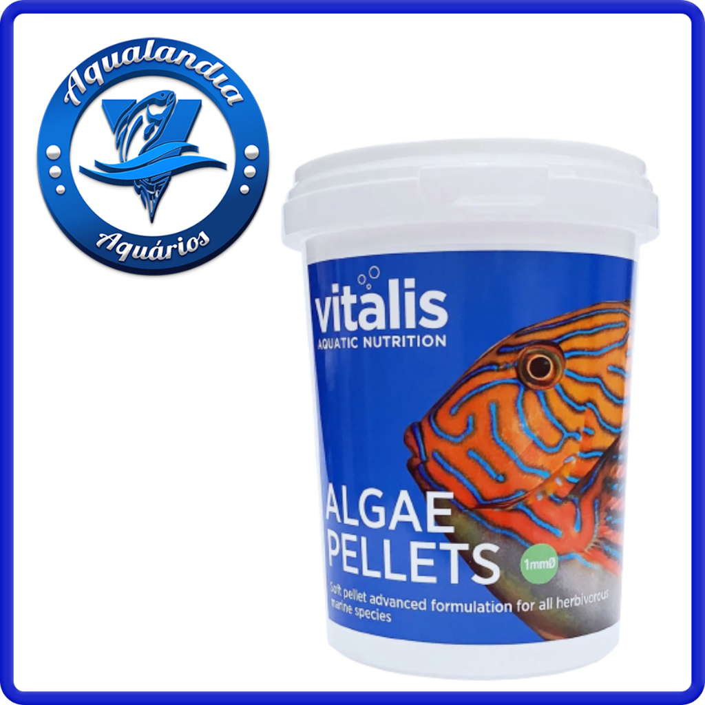 Vitalis Ração Algae Marine Pellets 70g Para Agua Salgada