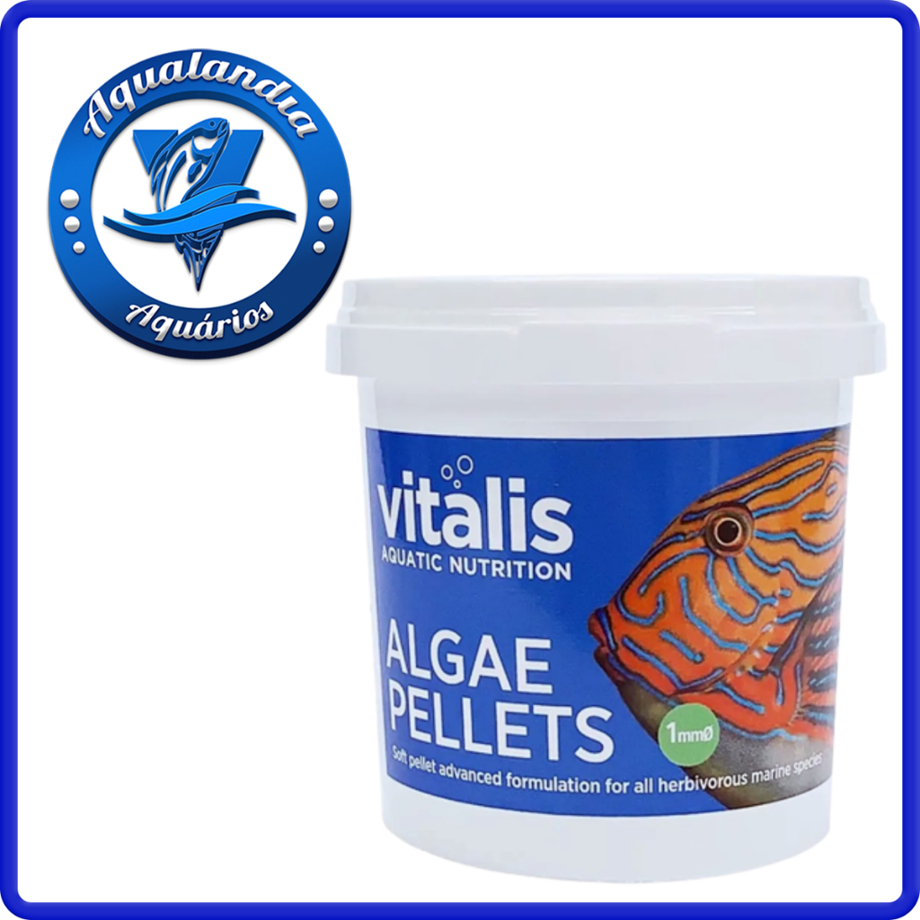Vitalis Ração Algae Marine Pellets 260g Para Aquario