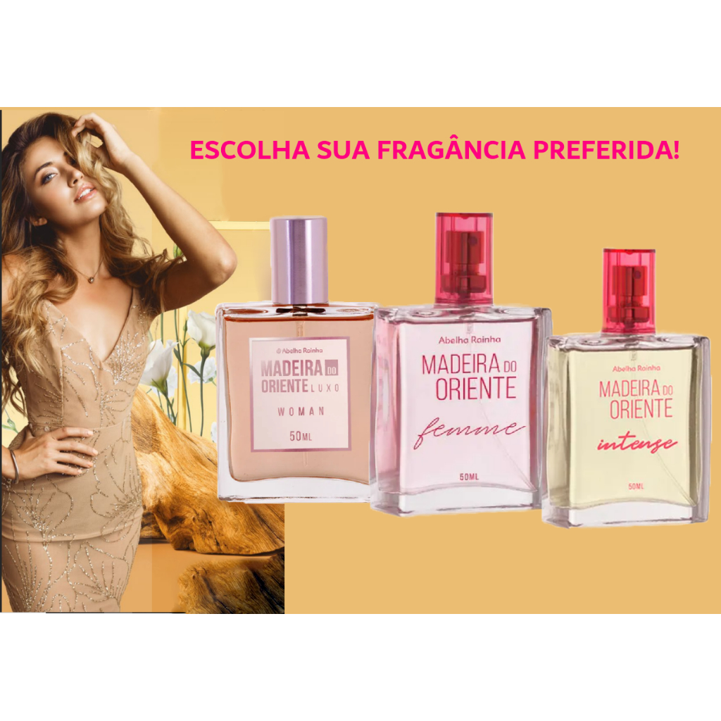 Madeira do Oriente Perfume Feminino - Abelha Rainha 50ml