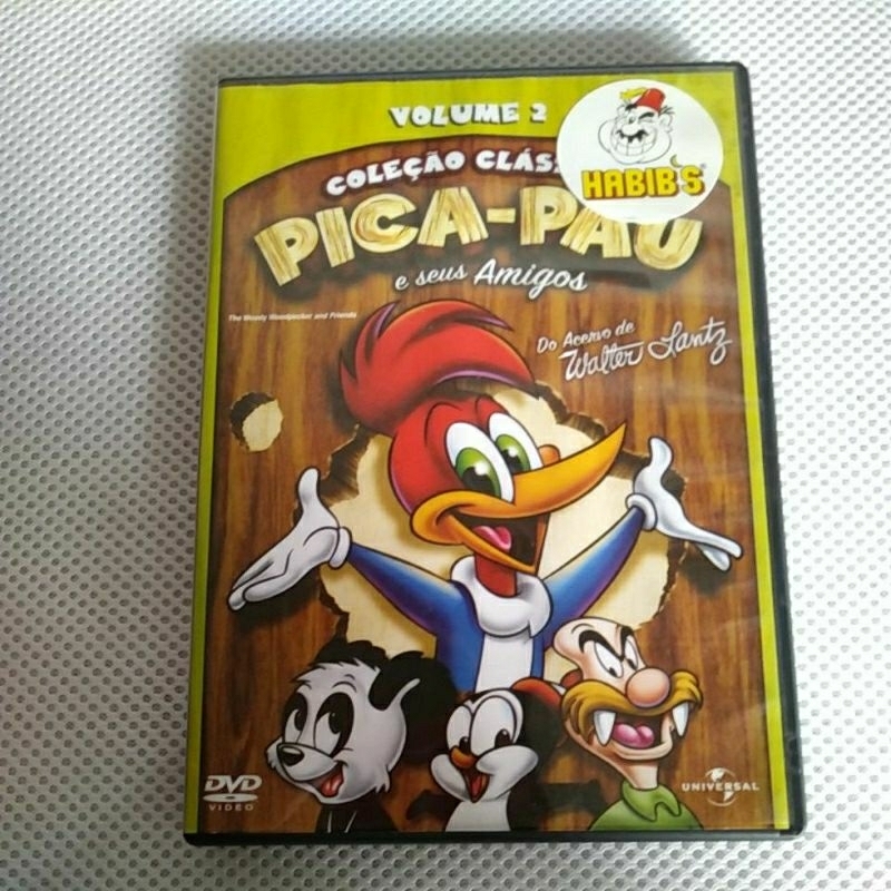 Dvd Pica Pau e Seus Amigos Volume 2