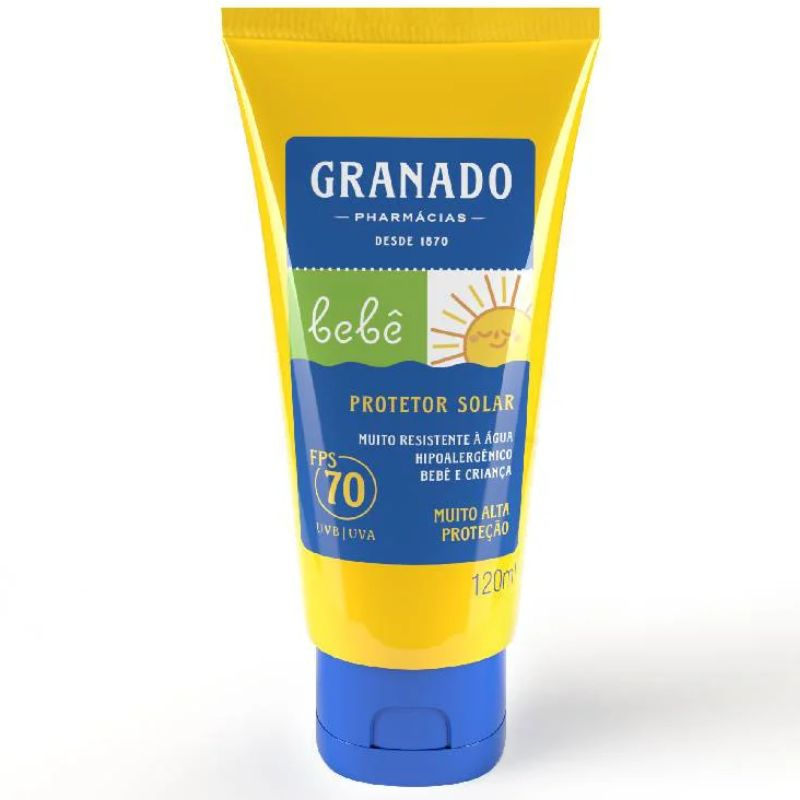 Protetor Solar Bebê FPS 70 120ml - Granado - DATA CURTA 09/26
