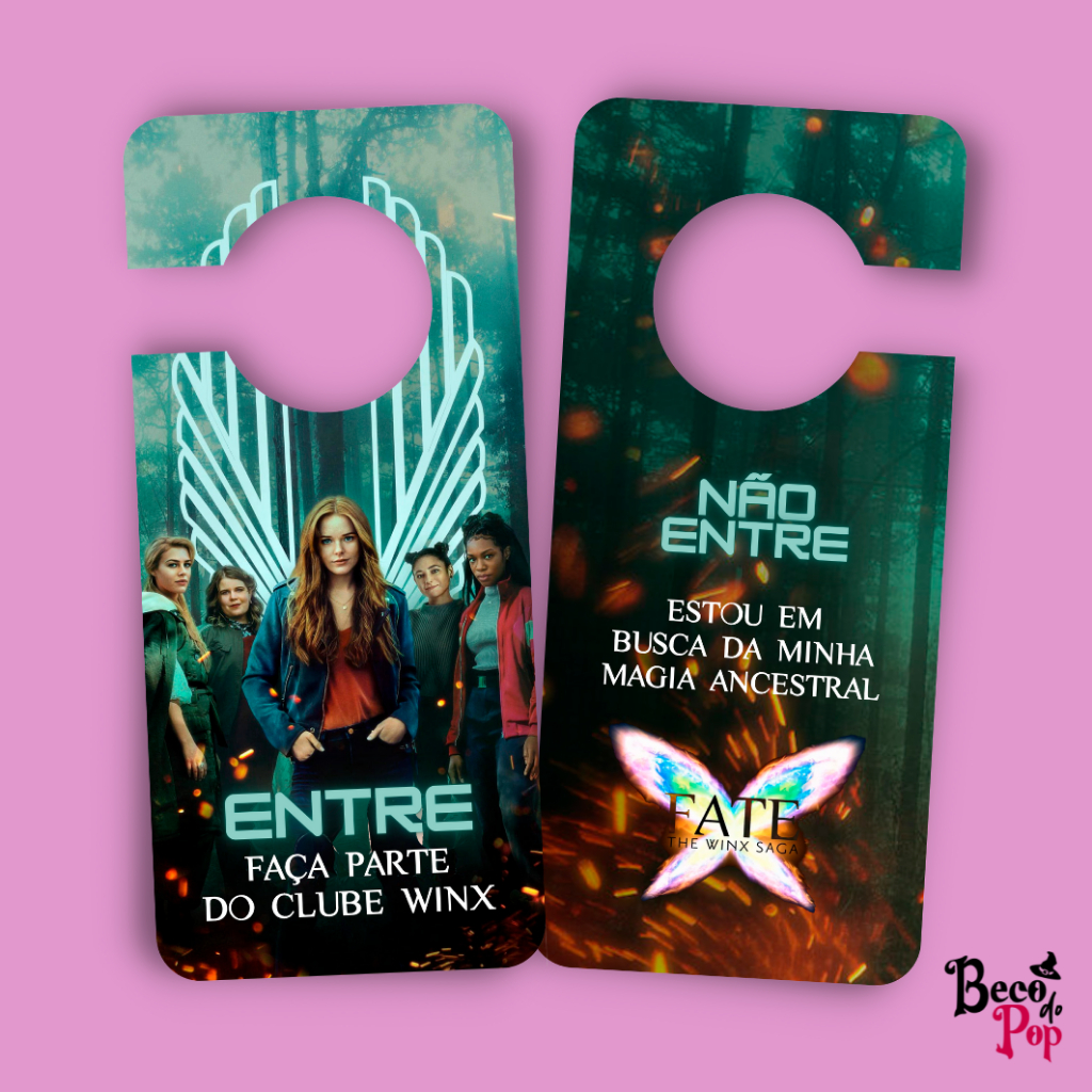 Aviso de Porta/Tag de Porta - Fate: A Saga Winx