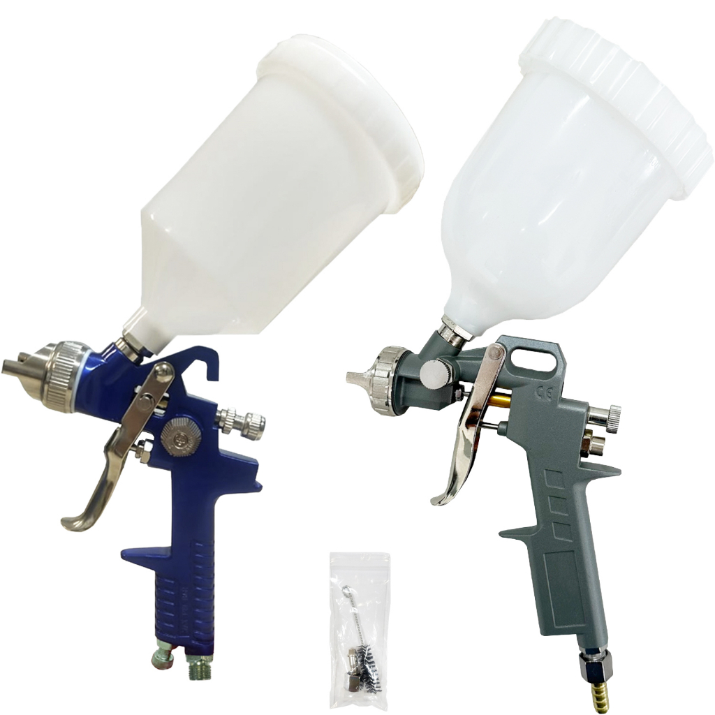 2 Pistolas De Pintura Gravidade Hvlp Profissional 827 1.4 + Pistola S990 bico 1.5mm em Oferta na Shopee