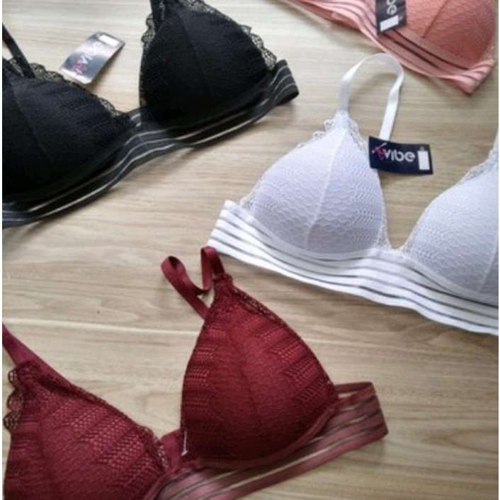 Sutiã Bojo de Renda Sem Aro E Com Cós Elástico Lingerie Revenda Atacado Fabricação Própria