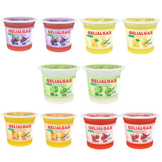 KIT 10 Gelatina Algas Marinhas Agar Agar Kanten Gelialga sabores