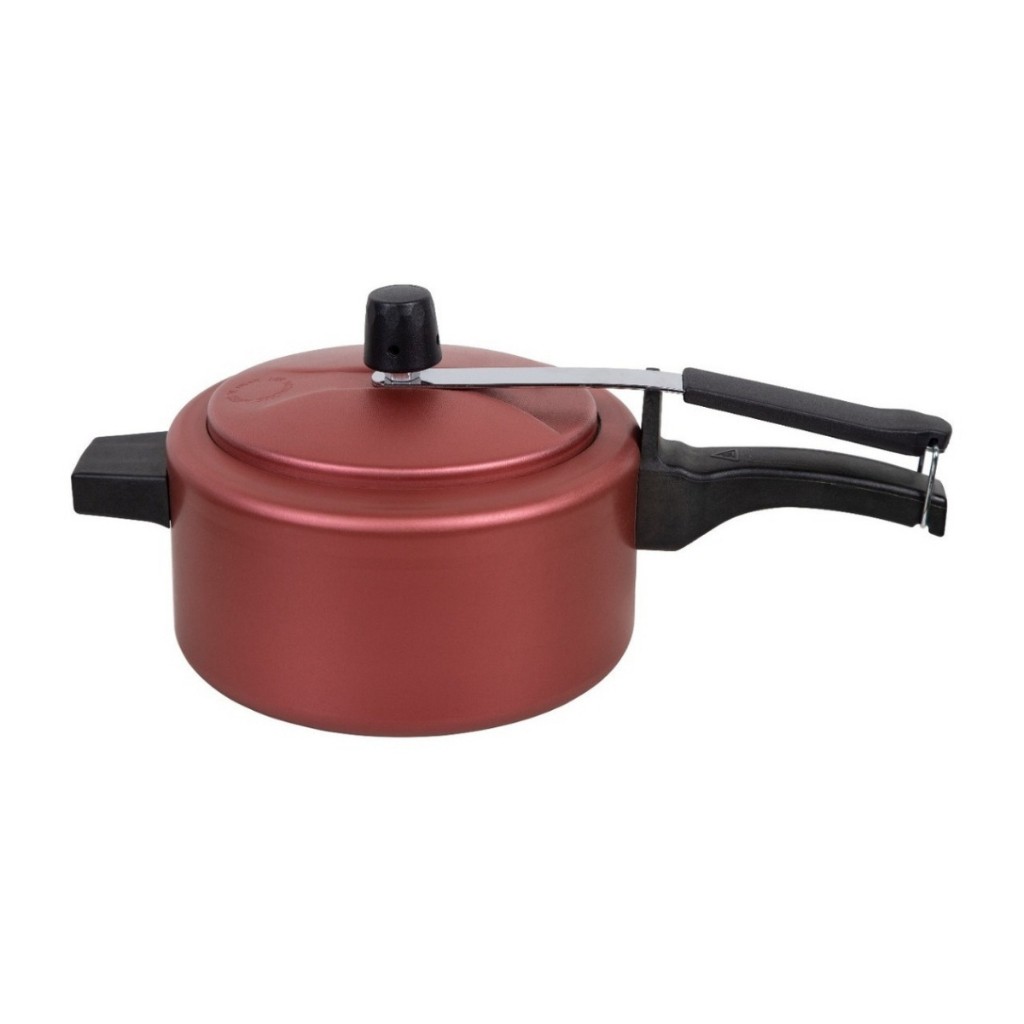 Imagem Panela de pressão 2.5L Antiaderente Teflon Pequena Colorida Alumínio